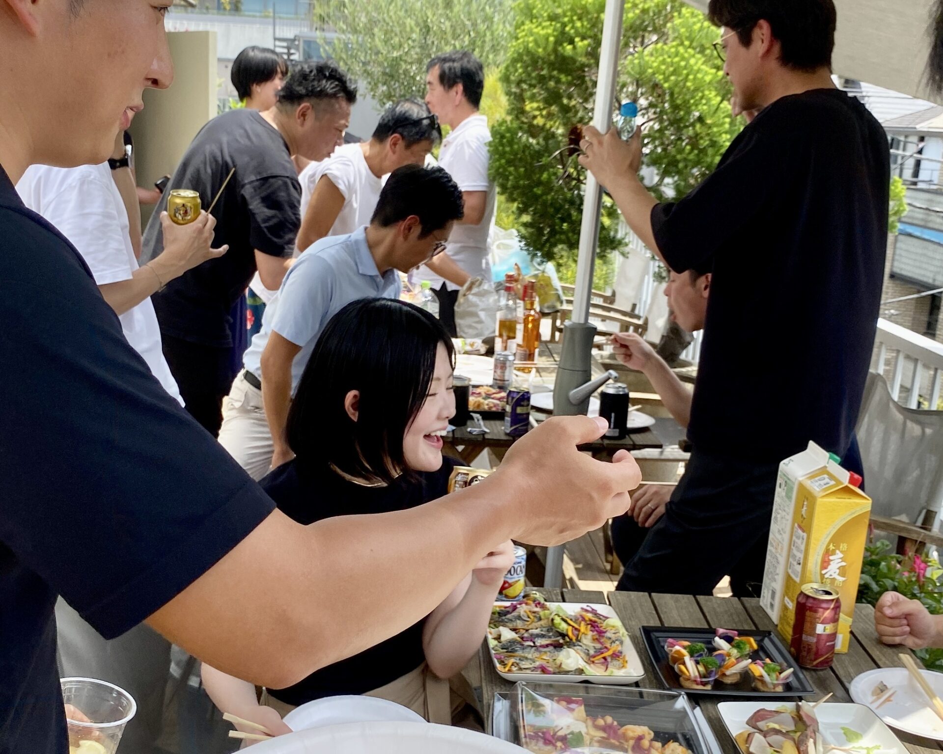 BBQパーティを開きました