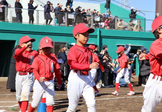 野球選手を目指す子ども達を応援します