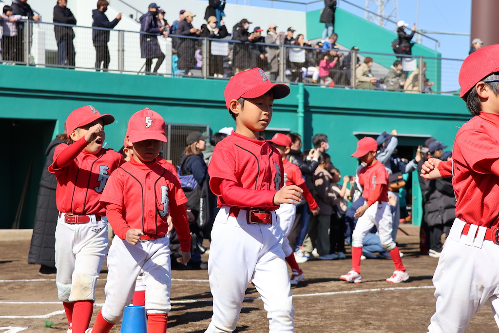 野球選手を目指す子ども達を応援します