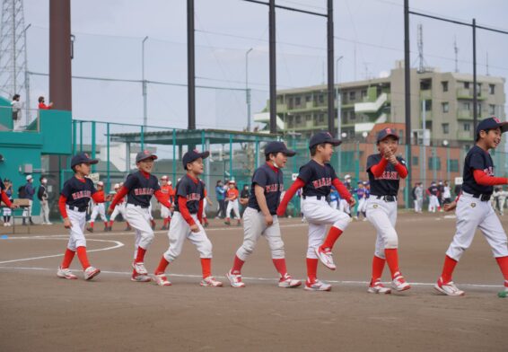 子ども野球リーグを応援しています